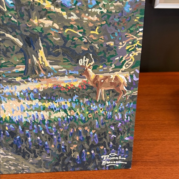 Thomas Kinkade "Country Living" paint-by-number completed painting gorgeous - Picture 3 of 9